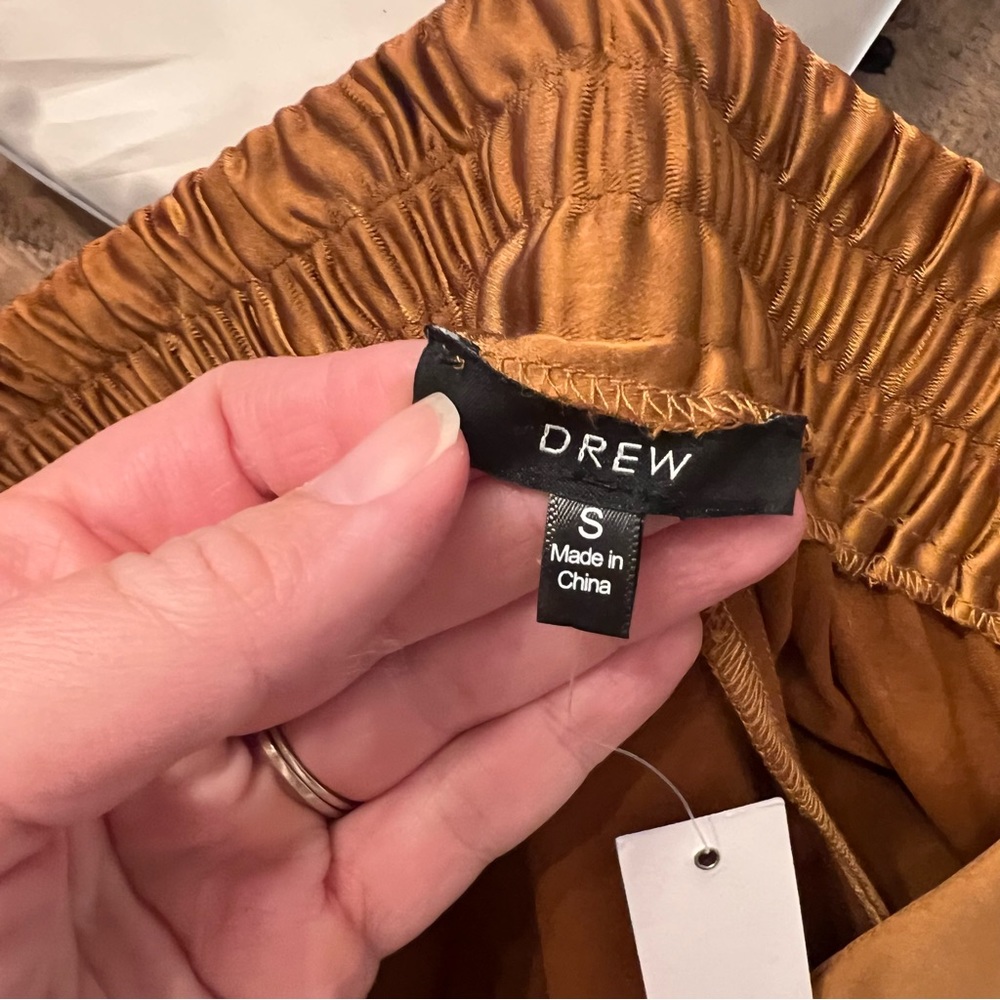 DREW Wide Leg Pants in Copper - Picture 7 of 8